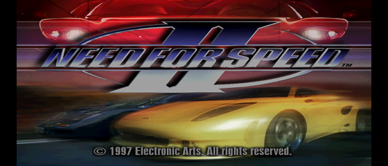 Need for Speed II Title Screen